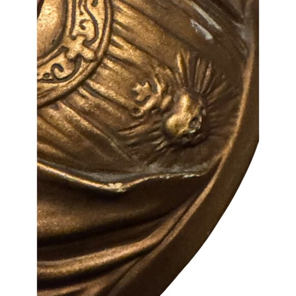 Jesus Sacred Heart Bust Statue Ceramic (?) VTG Religion Religious Church READ - Picture 5 of 11